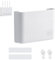 Porta WiFi da Paretef, Scatola Router da Muro, 25,6 x 17 x 5,6 CM Organizer per Cavi, Porta Modem, Copertura per Radiatore, per Decorazione Della Casa e Mettere in Ordine i Suoi Cavi, Bianco