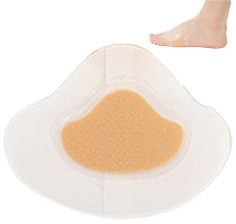 Blister Cushions, Foot Stickers Heels, 1.77–2.76 Inches 50-Set Waterproof Pads with Mixed Shapes, Callus Remover Foot Care for Women Men Shoes Protection