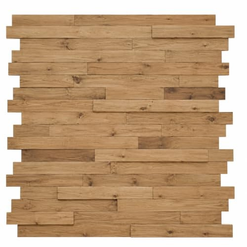 RETIMBER WORKS Altholz Wandverkleidung Holz Wand Eiche 0,8 m^2 pro Box, Holzverkleidung Wand, Holz Wandverkleidung Innen, Altholz Bretter, Wandpaneele Eiche