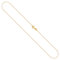 EDELIND Sehr feine Damen Goldkette Echtgold | Halskette in 585/14K Gelbgold | Stilvolle Eleganz Kette für Damen | 60 cm Länge | ca. 1.2 Gramm | Made in Germany