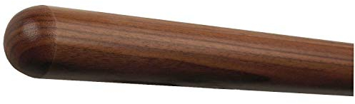 TIBU Nussbaum Holz Handlauf Geländer 30-500cm Wandhandlauf Wand Treppe, Länge: 1600 mm / 160 cm / 1,6 m Enden:Halbkugel gefräst