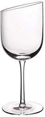 Villeroy & Boch - NewMoon red Wine Glass, Elegant, Modern Sloping Glass for red Wine, Crystal Glass, Transparent, Dishwasher Safe