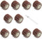 10 Stück Schleiffächer Fächerschleifer 12x12mm Körnung 600 für Dremel Proxxon Schleifer Zubehör Multifunktionswerkzeug