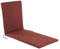 Cojín para Tumbona de Exterior estándar Olefin Color Rojo, Medidas 196x60x5 cm, No Pierde Color, Desenfundable, Funda de cojín con Relleno para Tumbona de jardín, Cojín Hamaca de Piscina