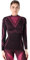 Ladeheid Thermounterwäsche Damen Funktionsunterwäsche Langarm Shirt Thermoaktiv LAGI004 (Schwarz/Rosa, L)