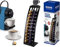 SILVANO Portacapsule verticale per 20 capsule di caffè - Formato compatibile con Nespresso - Design moderno con due guide parallele - 12 x 13,5 x 46 cm - Base antiscivolo
