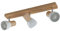 Lindby Strahler Thorin (Skandinavisch) aus Holz (3 flammig, E14) - Deckenlampe Deckenleuchte Lampe Spot Wohnzimmerleuchte
