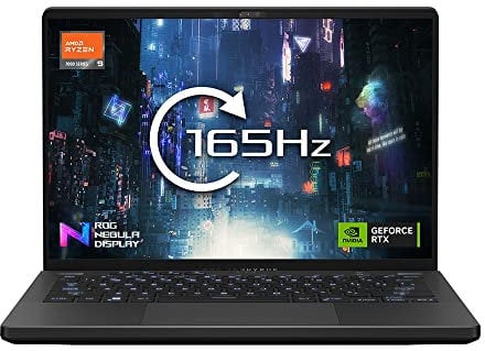 ASUS Laptop ROG Zephyrus G14 GA402XZ 14.0 QHD+ 165Hz Gaming Laptop (AMD Ryzen 9-7940HS, NVIDIA GeForce RTX 4080, 16GB RAM, 1TB SSD, Windows 11) Includes ROG Nebula HDR Display