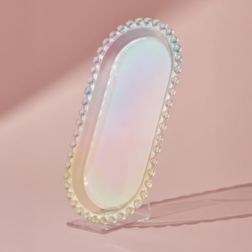 Karaca Rory Servierteller, 25 cm - Hochwertige Glas-Servierplatte für Stilvolle Präsentationen von Vorspeisen, Hauptgerichten und Desserts auf Ihrem Tisch Zuhause oder für Besondere Anlässe