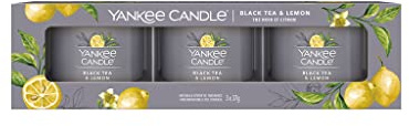Yankee Candle Black Tea & Lemon, 111, Dunkelgrau