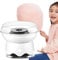Cotton Candy Maker for Kids Mini Electric DIY Sweet Cotton Candy Machine, Portable Cotton Sugar Floss Machine, Best Gift for Children (White)