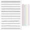 craspire Nähgarn, Durchsichtiger Gummistempel, Nähte, Stickerei, Linien, Spitze, Transparent, Silikonsiegel, Stempel Für Journaling, Kartenherstellung, DIY, Scrapbooking, Handgefertigtes Fotoalbum