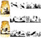 CREATCABIN 6 Stück Meerjungfrau-Silhouetten,Einmachglas-Dekoration,Laterne,Laserausschnitte,Ozean-Ornamente,Scrapbook-Verzierung,Delfinhai,Für Fenster,Autos,Basteln,Weihnachten,20x9cm(Kein Aufkleber)