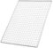 The Fellie BBQ Grill Grate, Outdoor Barbecue Replacement Iron Net, Wire Rack Cooking Mesh, Camping Picnic Tool, for Works on Smoker, Pellet, Gas and Charcoal Grill(60 * 40cm)