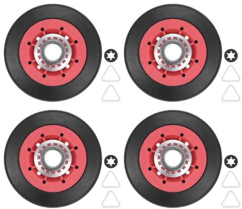 QUARKZMAN 4 Set di Rulli per Tamburo Asciugatrice, Ricambio per AP6019303 8536973 W10314173 W10314171 WPW10314173 PS11752609