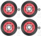 QUARKZMAN 4 Set di Rulli per Tamburo Asciugatrice, Ricambio per AP6019303 8536973 W10314173 W10314171 WPW10314173 PS11752609