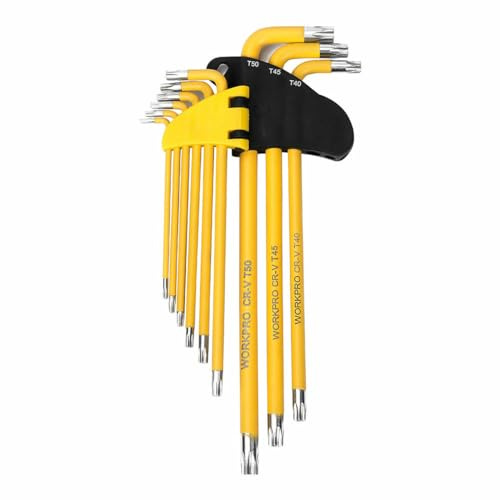WORKPRO Torxschlüssel-Set, lang, 9-teilig