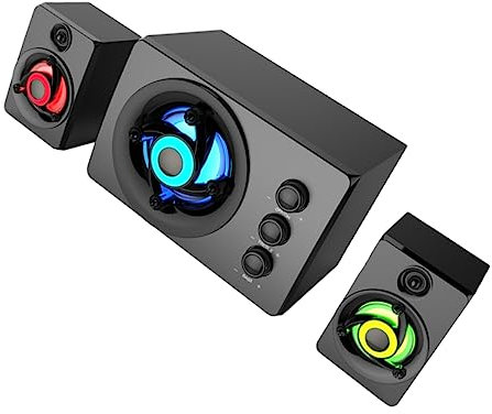 Uonlytech 1satz Multimedia Bass Soundbar Praktische Holz-Stereo-Lautsprecher Mit USB- Für Pc Und Laptop Surround Sound Kraftvoller Langlebige Bauweise Für Musik Und Gaming-erlebnisse