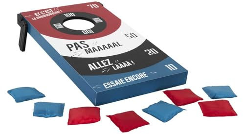 MISTER GADGET, MG3503, Jeu 2 en 1 Lancer de Sac Et Tic Tac Toe, Jeu 2 en 1 Lancer de Sac et tic tac Toe, Polyvalent, Portable et inclusif, Développe la Coordination, la motricité et la réflexion