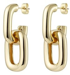 Creolen für Damen 18K vergoldet – Elegantes & zeitloses Design für jeden Anlass – Lucoro