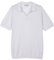 Diana Studio Polo in Cotone Fresco Senza botttoni, Bianco, XXL Uomo