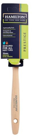 35mm Hamilton Prestige Pure Synthetic Oval Angled Paint Brush - 23138-035
