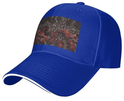 ZXERTG Outfitter Tuff Camo Print Unisex Elegante Baseballmützen Für Outdoor-Aktivitäten Und Alltagskleidung, Verstellbar, Blau, One Size, blau, One size