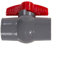 Bulevisiter Vanne à boisseau sphérique en PVC 20/25/32/40/50 mm Vanne d'arrêt pour tuyau d'eau de piscine en plastique (40 mm)