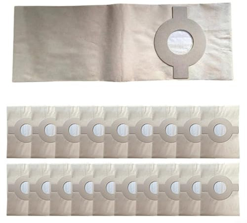 Nass- und Trocken-Staubsaugerbeutel für Kärcher-Staubsaugerbeutel für FP 202, FP 303, FP 306 Plus Modelle, Nass- und Trockenkompatibel, 20 Stück