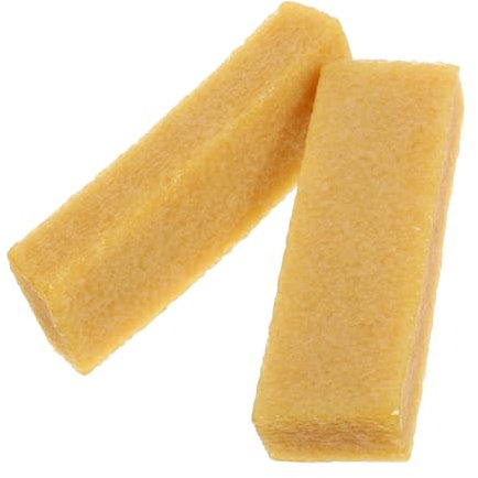 Schleifbandreiniger aus Gummi für Holzbearbeitung, 2 Stück, Gelb