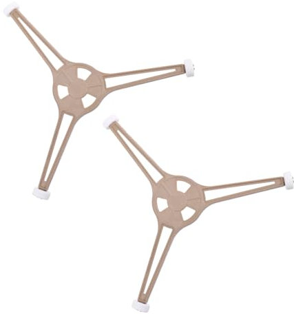 GLEAVI 2piezas Soporte De Rodillo Para Bandeja De Microondas Anillo Giratorio De Triple Brazo Material Para Rejilla Microondas y Soporte Encimera