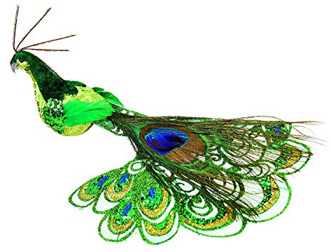 Premier Dekorationen, Pfauenvogel, 21 cm, Grün