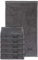 Sansibar 6er Set Gästetuch 30x50 cm – Saugstarkes Frotteetuch aus 100 % Baumwolle – Oeko-TEX Zertifiziert– Sylt-Design mit gesticktem Säbel-Logo – Anthrazit