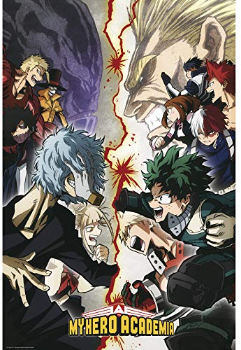 ABYstyle - My Hero Academia - Poster - Helden VS. Villains (91,5 x 61 cm), Mehrfarbig, Standard