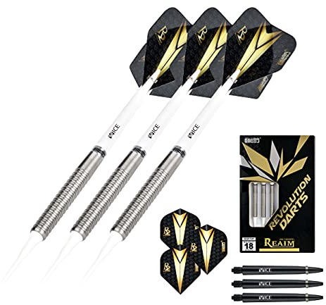 ONE80 Darts Soft Darts Reaim Revolution VHD Softtip Dart Softdart 90% Tungsten (16 Gramm)