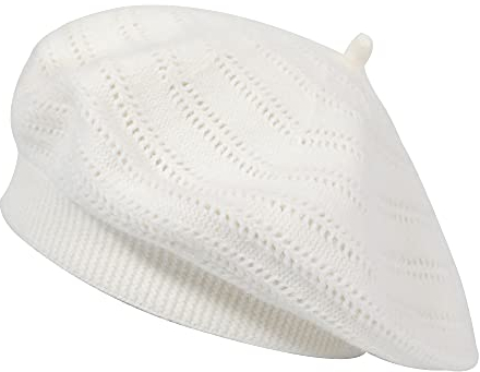 ZLYC Damen Baskenmütze Klassische Französischen Barett Einfarbig Warm Beret …