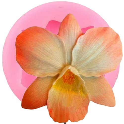 ausuky Silikonform für Orchideen, Fondant, Cupcake-Dekoration, Kuchendekoration