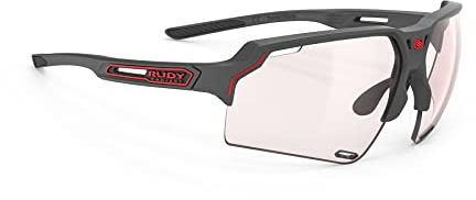 Rudy Project Unisex Deltabeat Charcoal Matte Impactx Photochromic 2Red Sonnenbrille, Rot