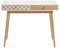 BAÏTA - Bureau Utah Blanc et Effet chêne 100cm