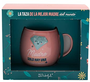 Mr. Wonderful WOA11774ES Taza - Madre solo hay una y, como tú, ninguna, Multicolor, Tamaño Estándar