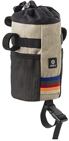 AGU Snack-Pack Fahrrad Rahmentasche, 1L Rahmentasche Fahrrad für Bikepacking, Wasserabweisend, Reflektierend Polyester, Einfache Montage, 100% Recyceltes Polyester - Vintage