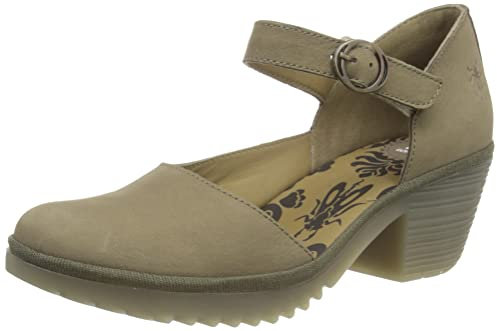 Fly London Women's WIFO440FLY Pump, Khaki, 3 UK