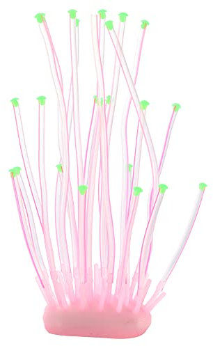 VOCOSTE Aquarium Simulation Corail Mer Oursins, Silicone Décoration Rose