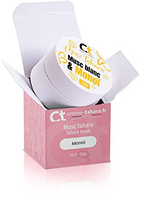 Musc Tahara Musc blanc & monoï | Musc intime | Made In France | Texture épaisse| Exotique | Testé dermatologiquement