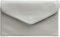 Caspar TA310 Damen Clutch, Farbe:grau, Accessoires:One Size