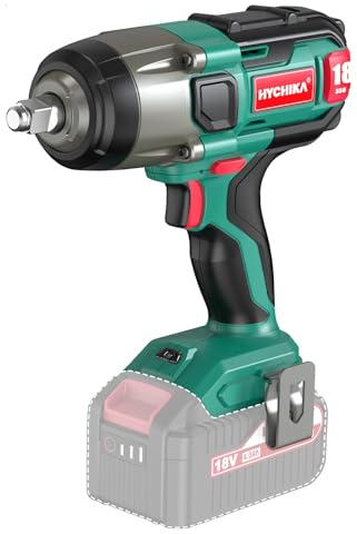 HYCHIKA Avvitatore a Massa Battente 18V, Professional Avvitatore a Impulsi, Avvitatori a Massa Battente 3000 IPM Mandrino 13mm (1/2), senza Batterie e Caricabatteria