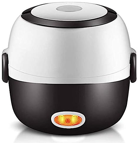 Fiambrera eléctrica SilteD, minicocina multifunción portátil, vaporera calentada para alimentos de 1,2 L, olla arrocera, vaporera para huevos