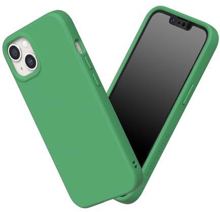 RhinoShield Hülle kompatibel mit [iPhone 13 mini] | SolidSuit - Stoßdämpfende & schlanke Schutzhülle mit Premium Finish - 3.5 Meter Fallschutz - Olivgrün