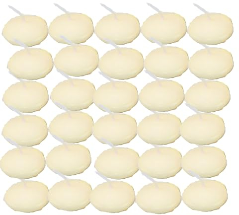 BOBOZHONG Velas flotantes,30 Piezas Floating Candles,Velas Flotantes sin Perfume,Velas de Candelitas Cálidas Flotantes,para centros de Mesa,para Piscina,hogar,Boda,Fiesta