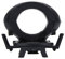 Helmet Flashlight Holder Mount,Helmet Flashlight Bracket,Tactical Airsoft Quick Release Flashlight Clamp Fit,Portable Plastic Torch Mount Flashlight Holder Bracket for Fast